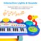 Best Choice Products 37-Key Kids Electronic Piano Keyboard w/ Multiple Sounds, Lights Microphone, Stool